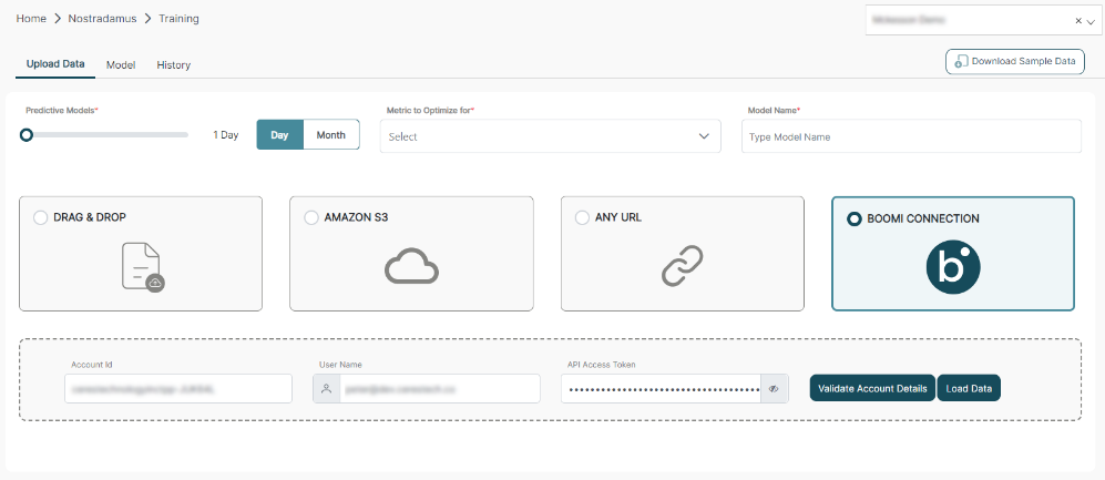Ceres user interface