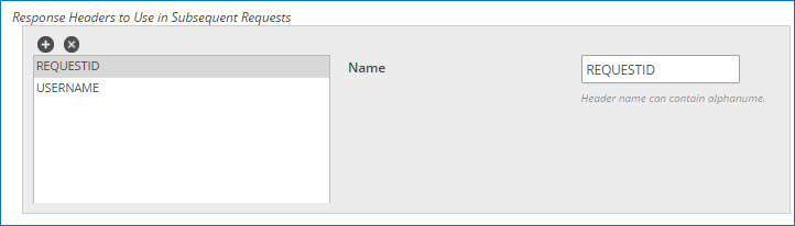 Response Headers to Use in Subsequent Requests.