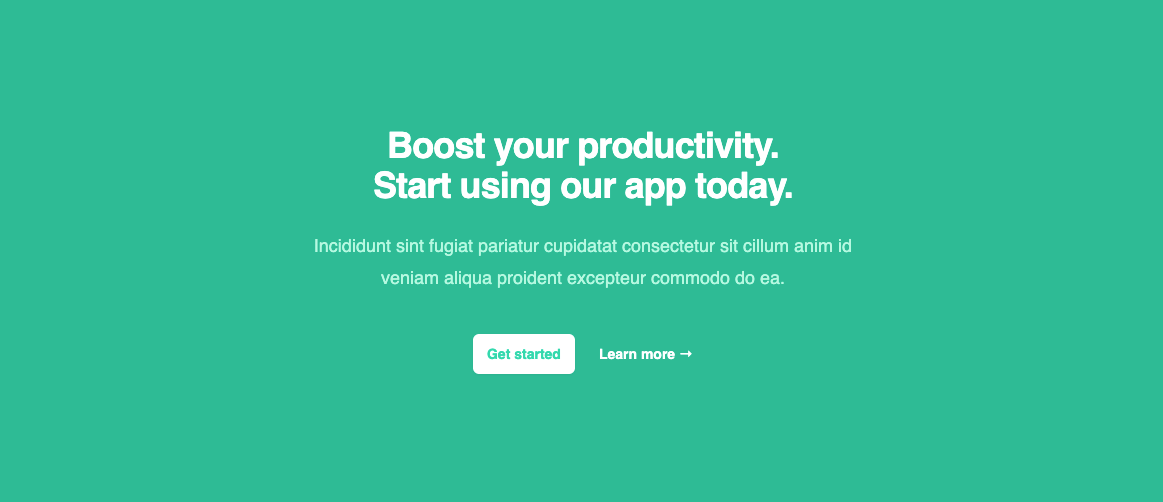 CTASections - SimpleCenteredOnBrand