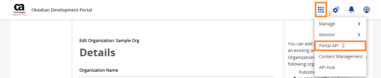 How to Layer 7 - Development Portal and go to “Portal API