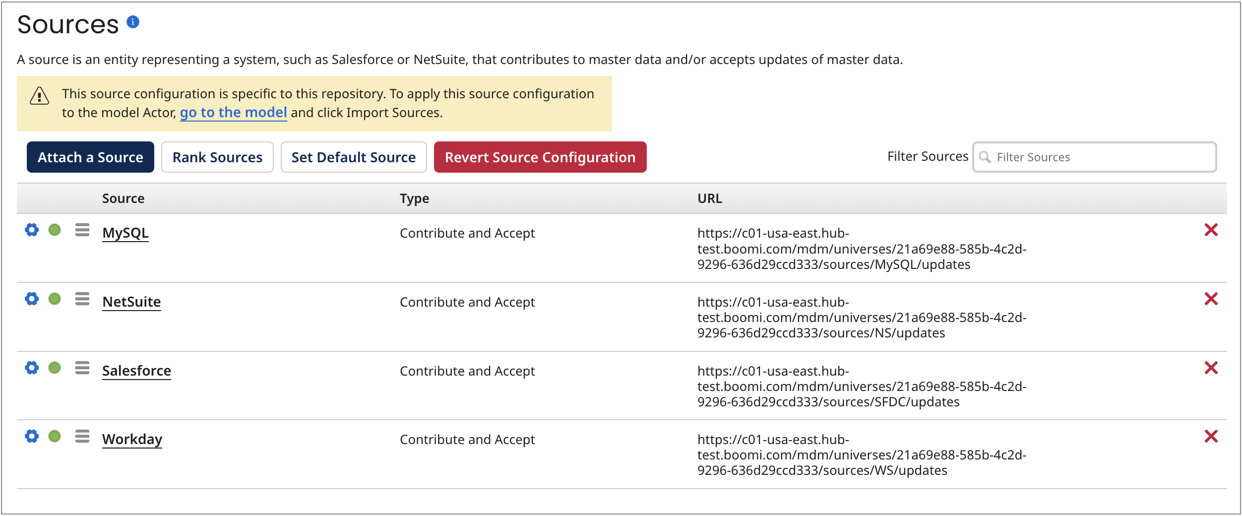 Revert configuration on Source tab