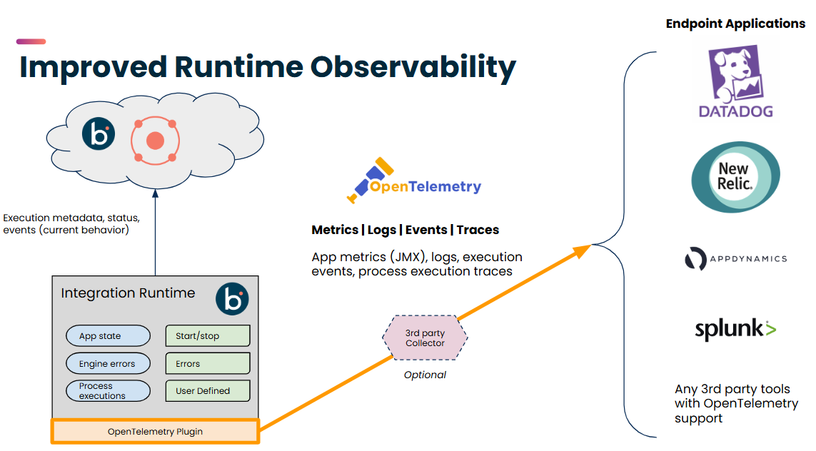 Improved runtime observability image